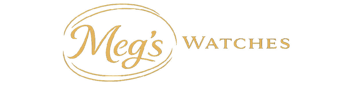 megs watches, logo