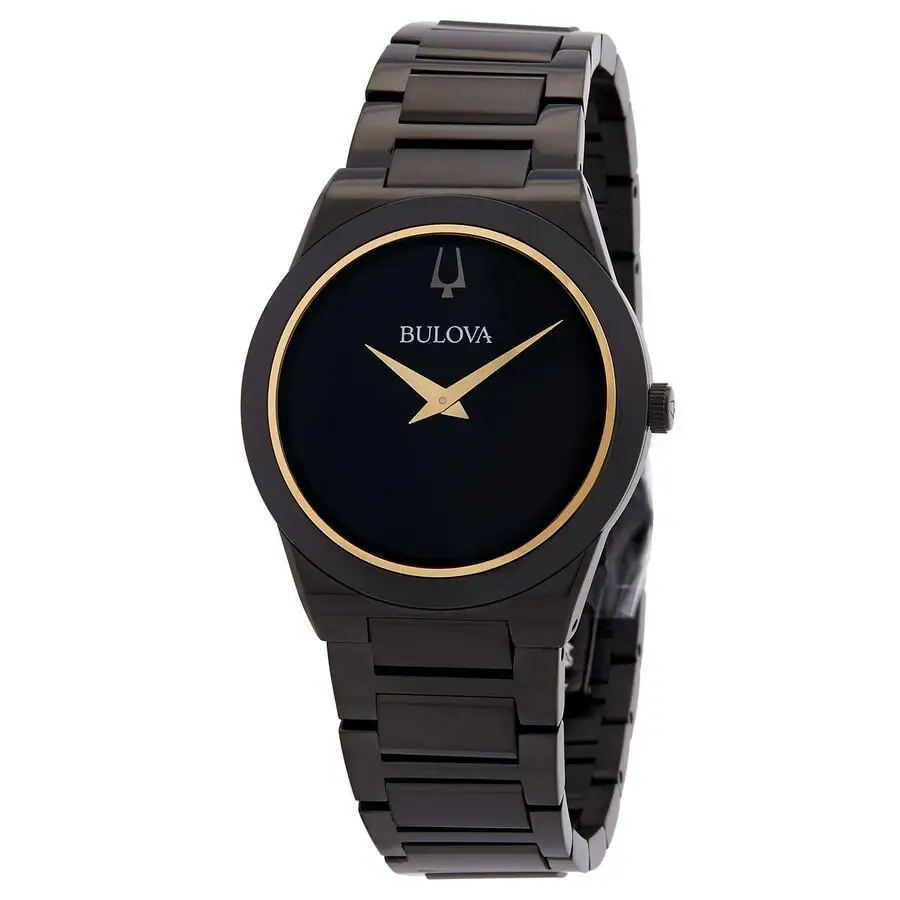 Bolivia Black Bulova wrist watch