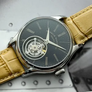 merkur 100% tourbillon watch men's natural stone dial malachite sapphire watch for men mechanical wristwatches relogio masculino