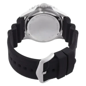 fossil gmt travel quartz black dial fs6036