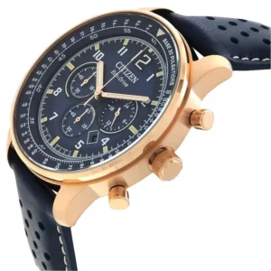 citizen chronograph eco drive blue dial ca4503 00l