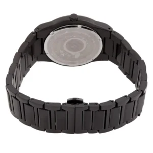 bulova quartz black dial 98a313