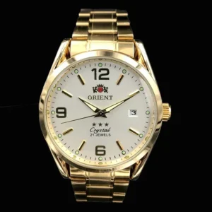 orient double lion classic watch series men's watch stainless steel band luxury multi function automatic mechanical tourbillon