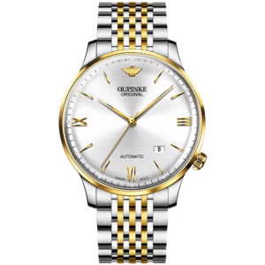Elegant automatic men's wristwatch