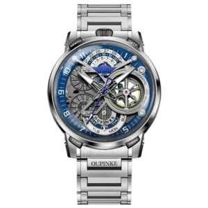Luxury men's automatic skeleton watch