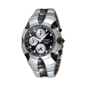 Men's silver chronograph watch