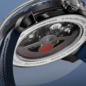Watch movement detail close-up