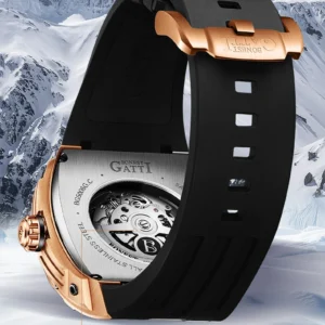Skeletonized watch case back display