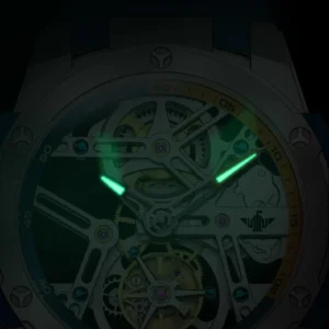 Luminous function watch dial