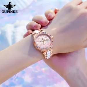 Diamond embellished women's watch