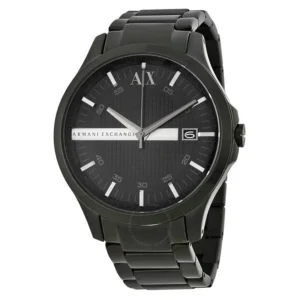 Black Armani Exchange watch