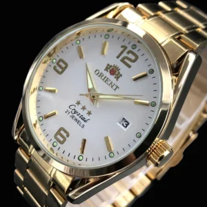 Golden Orient crystal watch