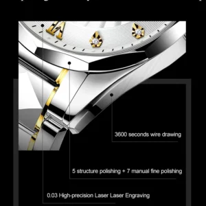 Close-up of luxury watch craftsmanship