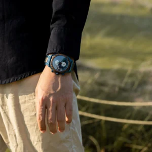 Watch on man's wrist