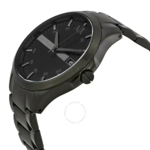 Black Armani Exchange watch