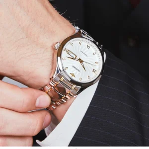 Men's two-tone automatic watch