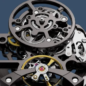 Watch movement gears