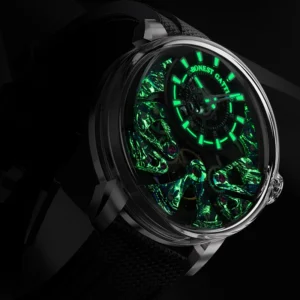 Glow-in-the-dark skeleton watch
