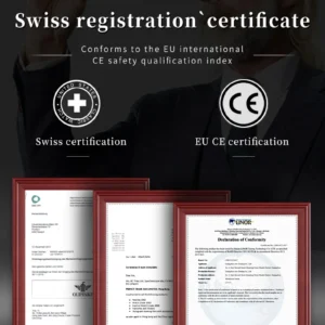 Oupinke Swiss EU certificates