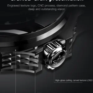 Metal watch craftsmanship detail