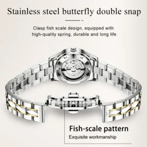 Watch clasp fish-scale pattern design