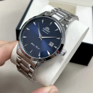 Blue dial automatic watch