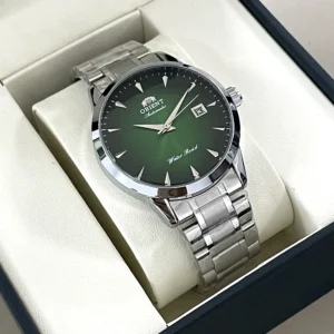 Green dial automatic watch