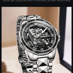 Skeleton mechanical watch