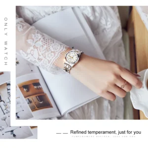 Woman's watch on wrist