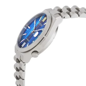 Blue dial automatic watch