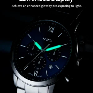 Glow in the dark watch face