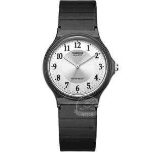 Black analog quartz watch