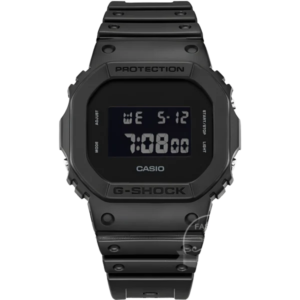 Black digital watch face
