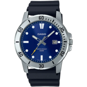 Blue face dive watch