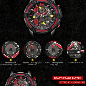 Watch dial introduction with chronographs