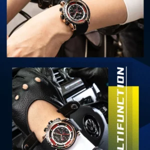 Rose gold men's watch