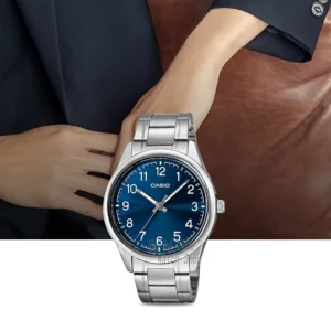 Men's blue business watch