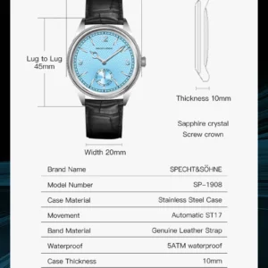 Watch parameter information with dimensions.