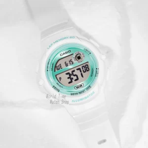 White digital Casio watch