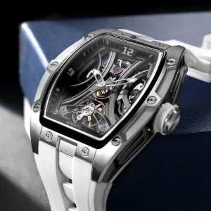 Luxury automatic skeleton watch