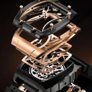 Exploded view watch movement