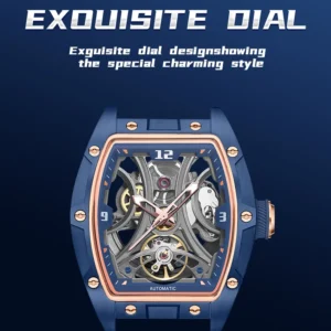 Exquisite automatic skeleton watch