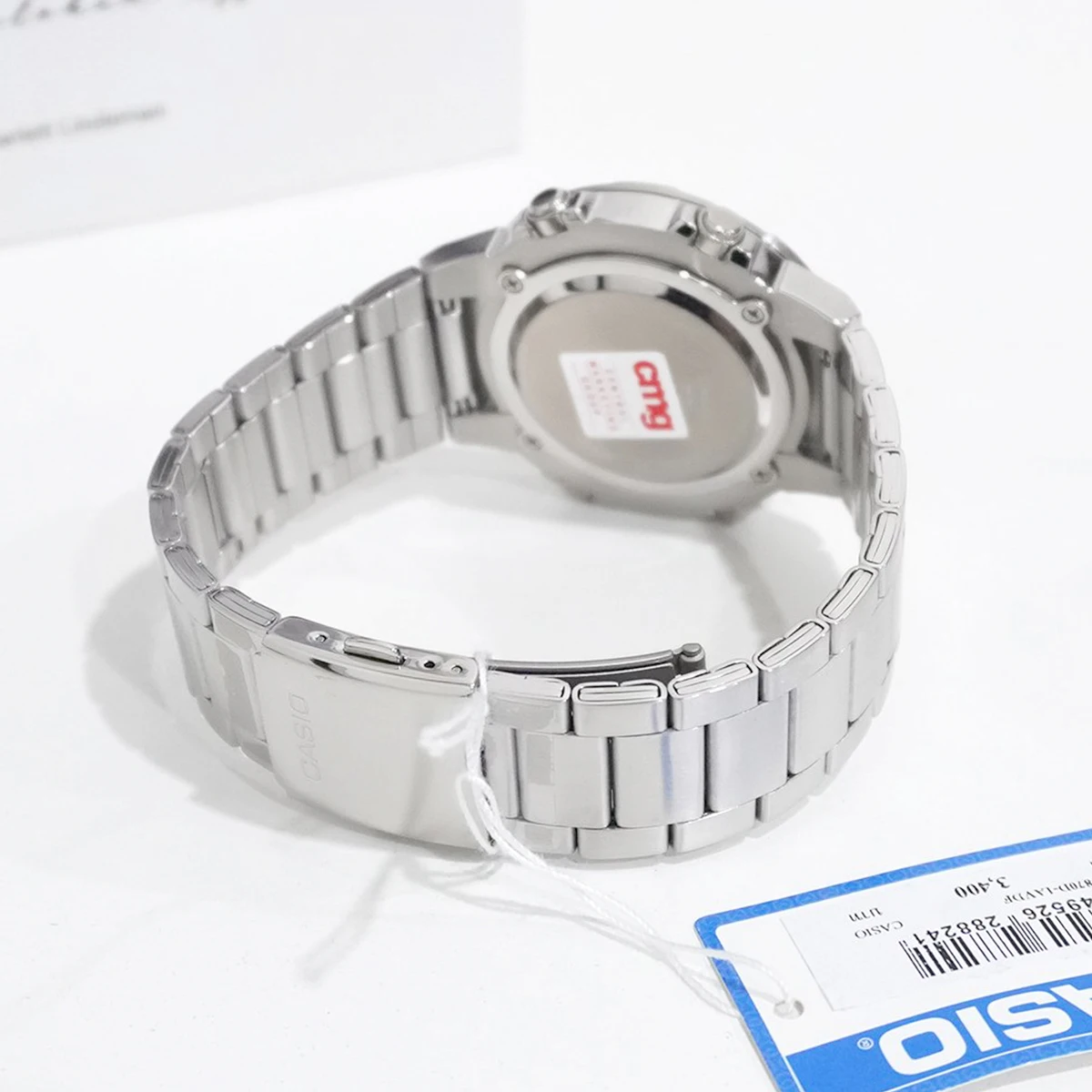 casio watch for men quartz watch relogio masculino fashions style amw 870d 1a Silver metal watch with band