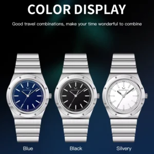 Three watches in colors
