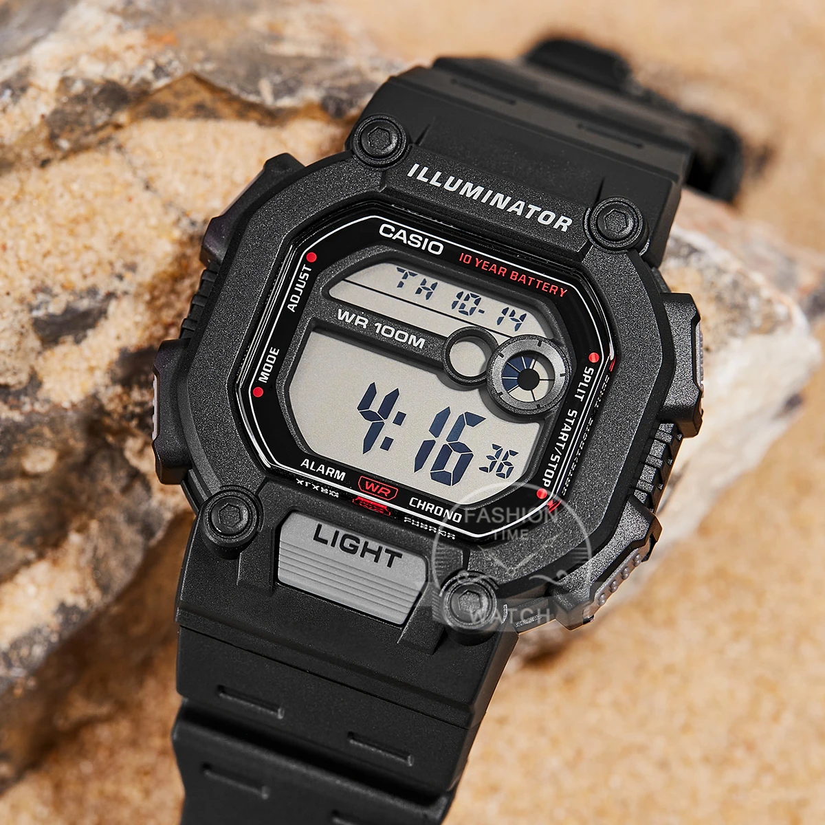 casio watch for men top luxury set military digital watch multifunctional relogio w 737h 1a Black digital watch with Illuminator