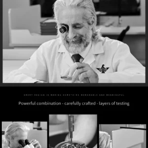 Watchmaker working on luxury watch