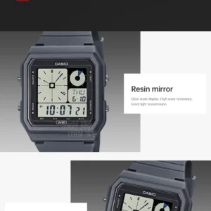 Resin mirror and case watch