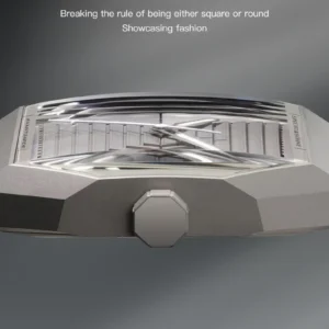 Unique angular watch case