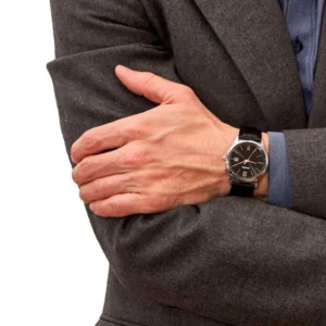 Man wearing a wristwatch