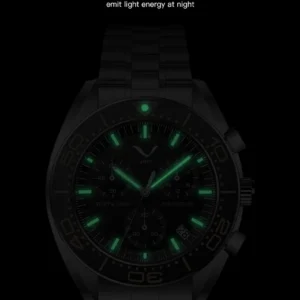 Glow in the dark watch face
